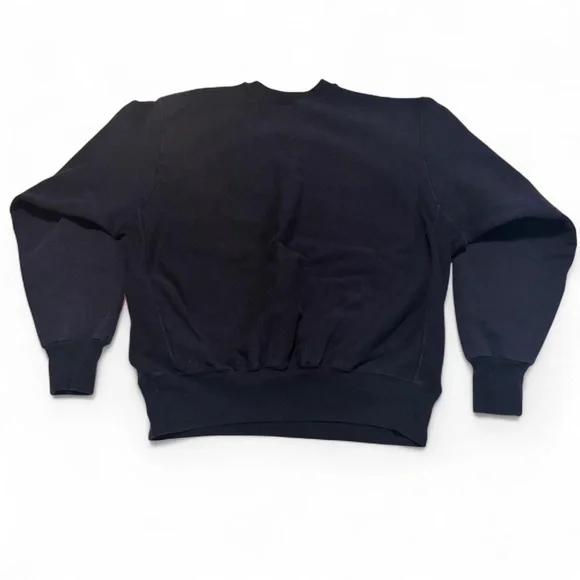 VTG 90s MV Sz XL Norte Dame Pro Weave Crew Neck Sweatshirt Patchwork USA Made - Picture 2 of 4